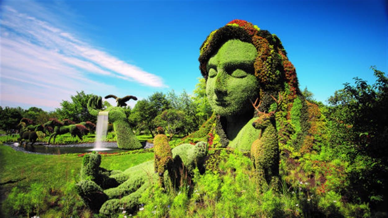Sculpture des Mosaicultures du Jardin botannique de Montréal