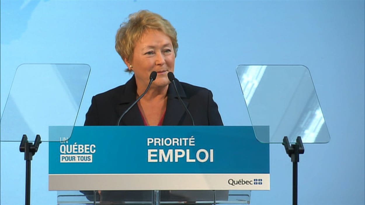 Pauline Marois, première ministre du Québec