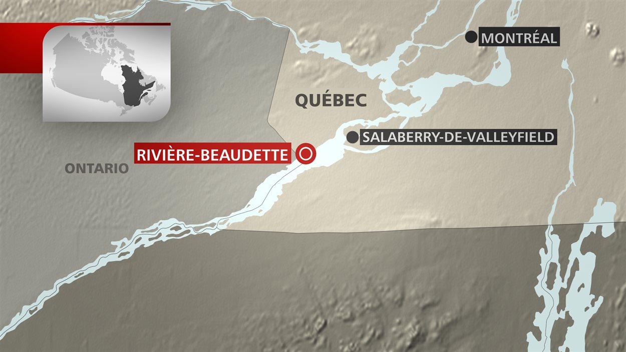 Opération de sauvetage à RivièreBeaudette RadioCanada