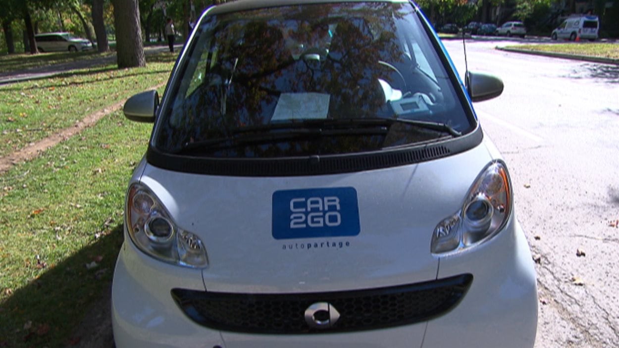 Une voiture Car2Go