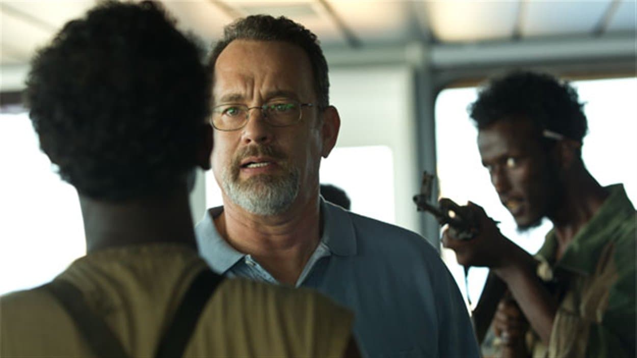 Une scène du film Capitaine Phillips, avec Tom Hanks.