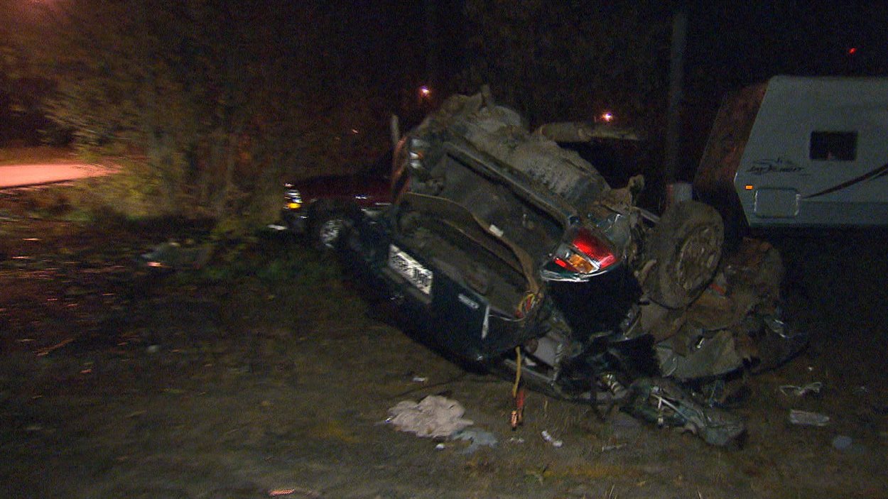 Accident mortel à SainteClotildedeChâteauguay RadioCanada