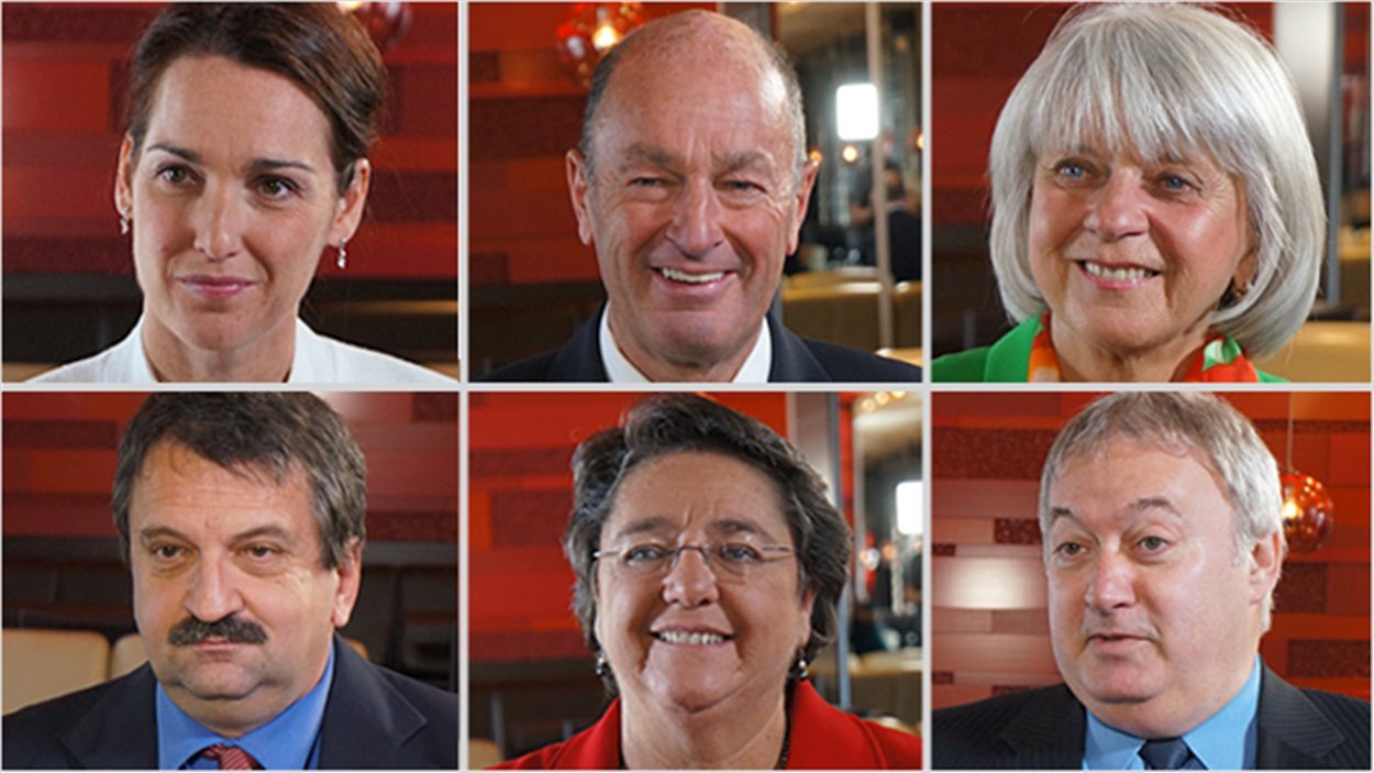 Débat des candidats à la mairie de TroisRivières RadioCanada