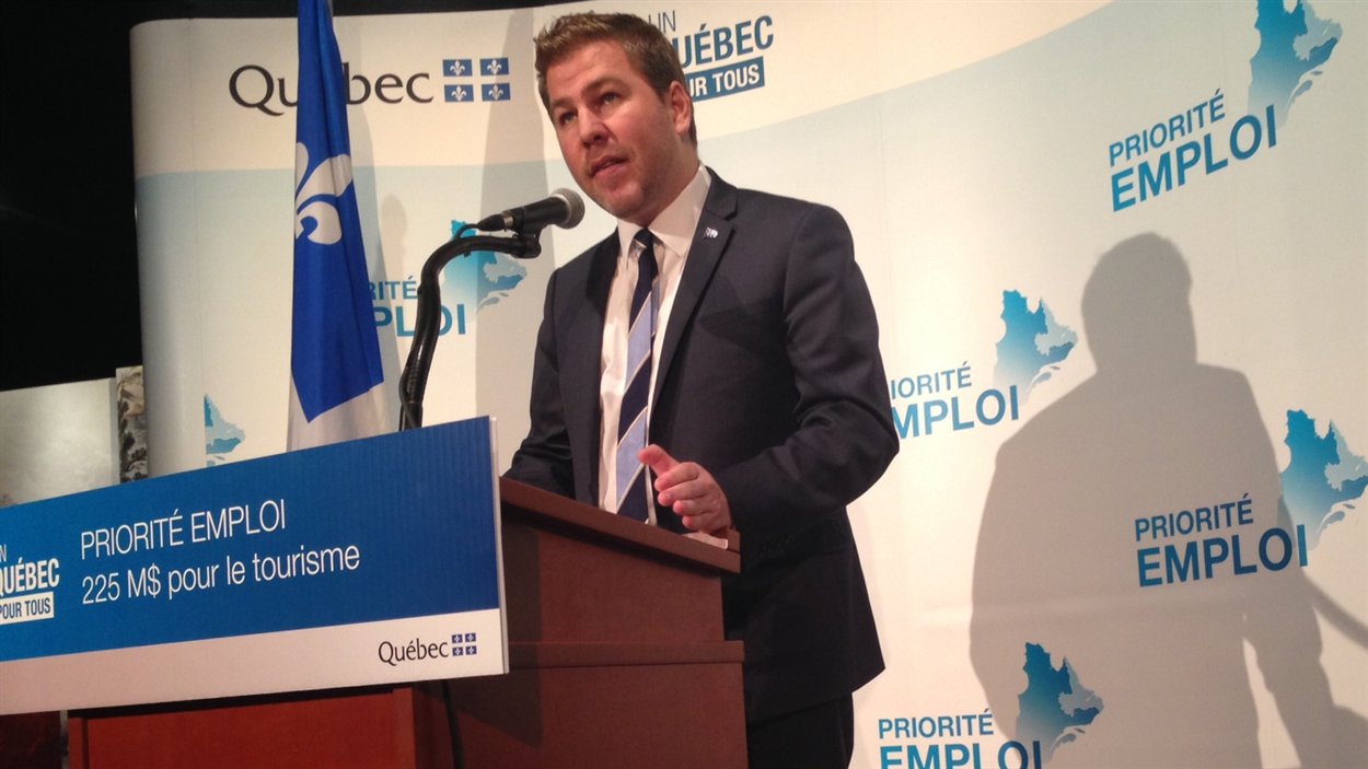 Le ministre du Tourisme Pascal Bérubé