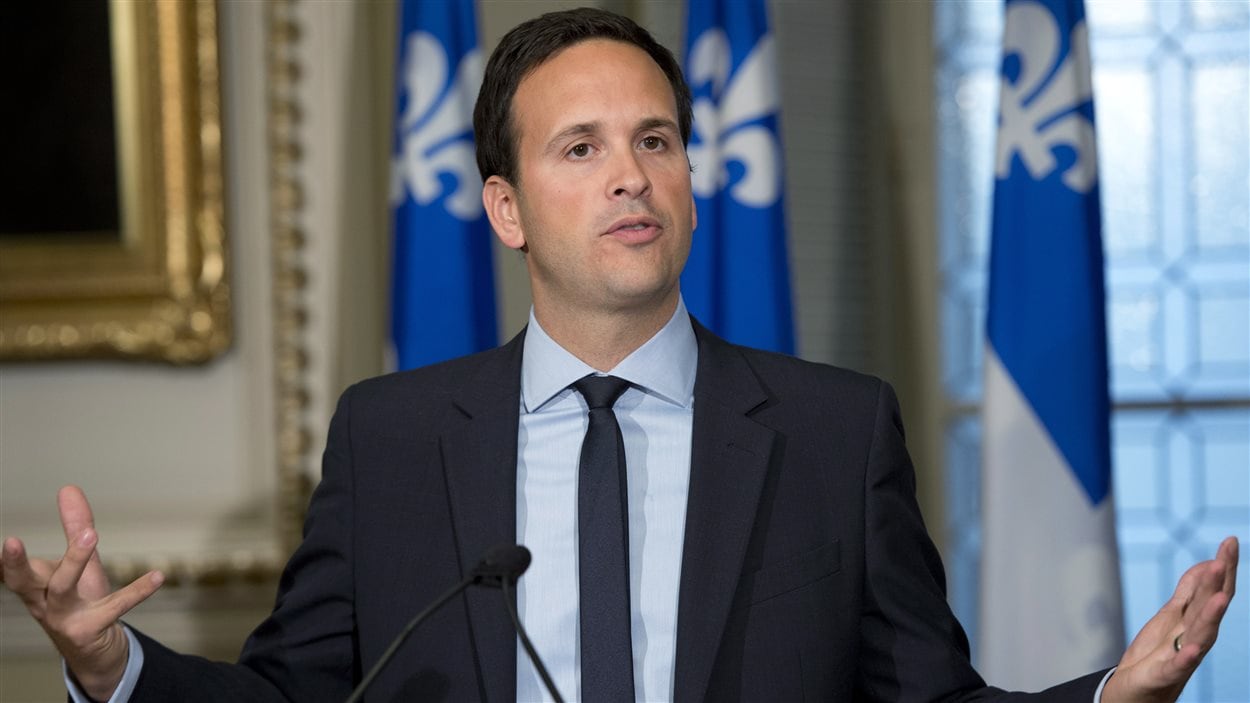 Le ministre délégué des Affaires intergouvernementales canadiennes Alexandre Cloutier