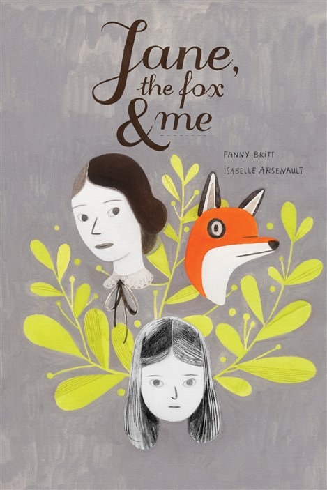 Détail de la couverture de Jane, the fox and me, la version anglaise de Jane, le renard et moi