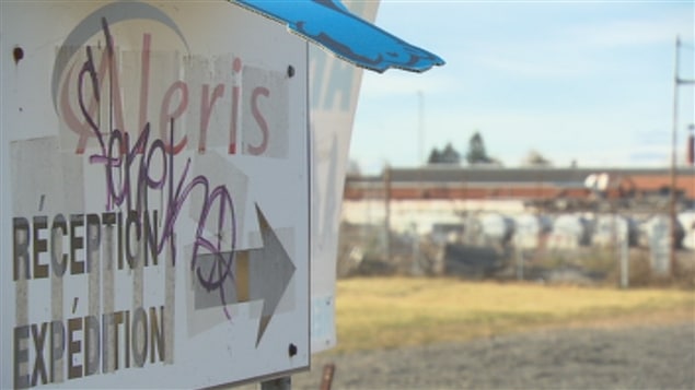 Le site de l'ex-usine Aleris