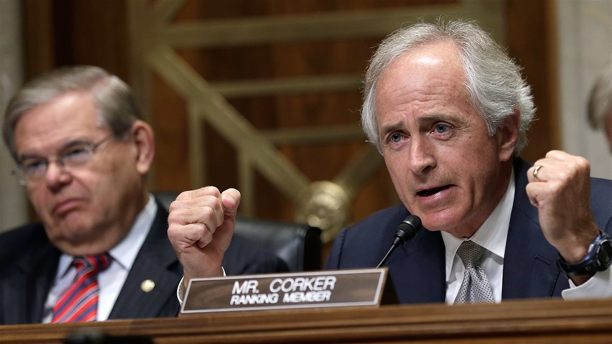 Le républicain Bob Corker a fait part de son indignation au cours d’une audience sur la politique syrienne.
