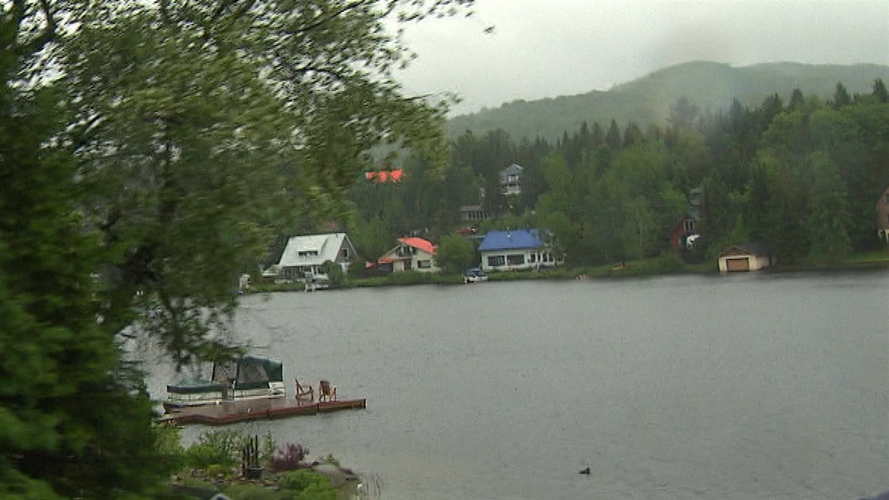 Le village de Saint-Adolphe-d'Howard, dans les Laurentides