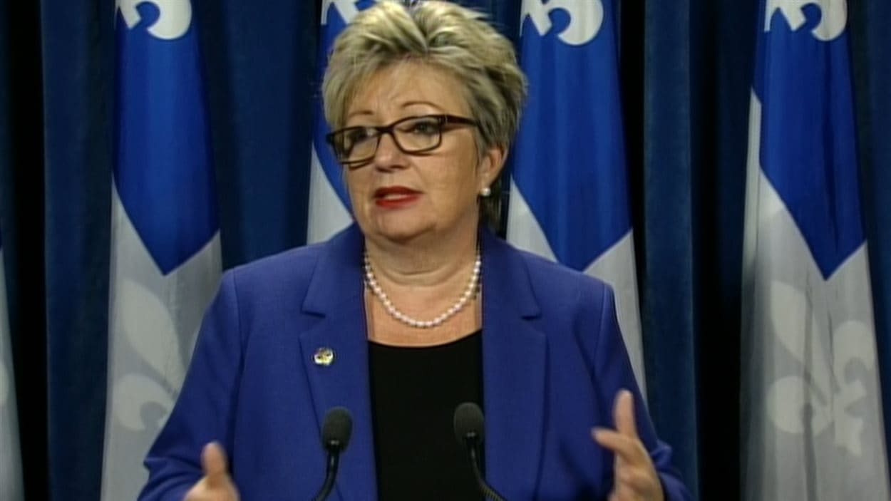 La ministre de l'Immigration et des Communautés culturelles et ministre responsable de la Charte de la langue française, Diane de Courcy