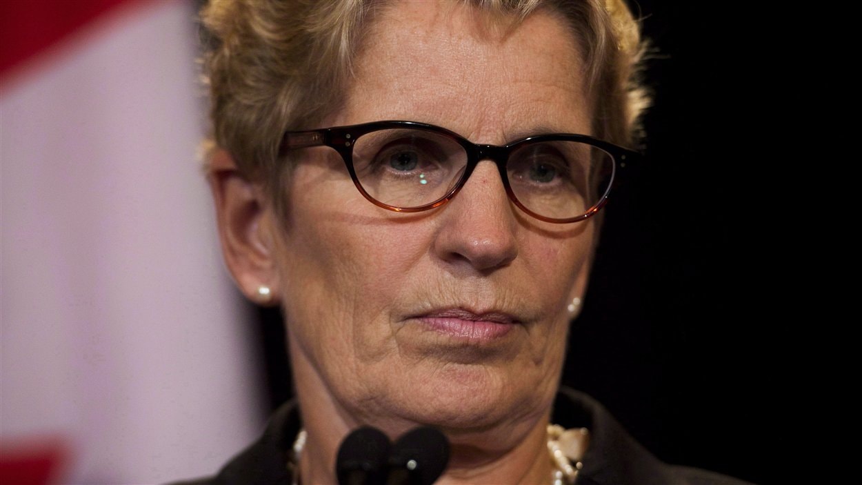 La première ministre de l'Ontario, Kathleen Wynne