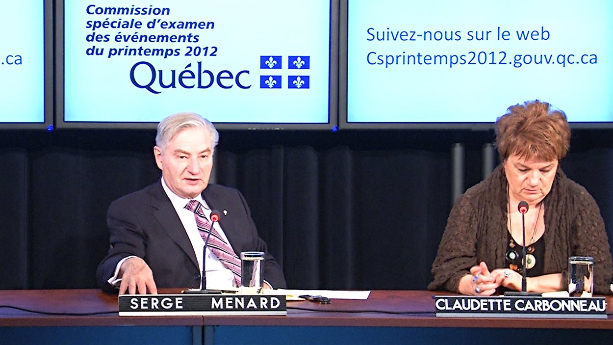 Serge Ménard et Claudette Carbonneau