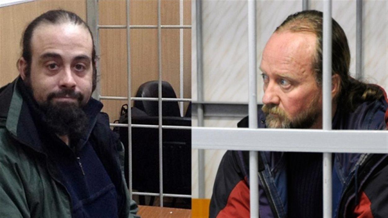 Alexandre Paul, 36 ans et Paul Ruzycki, 48 ans, détenus en Russie depuis le 28 septembre.