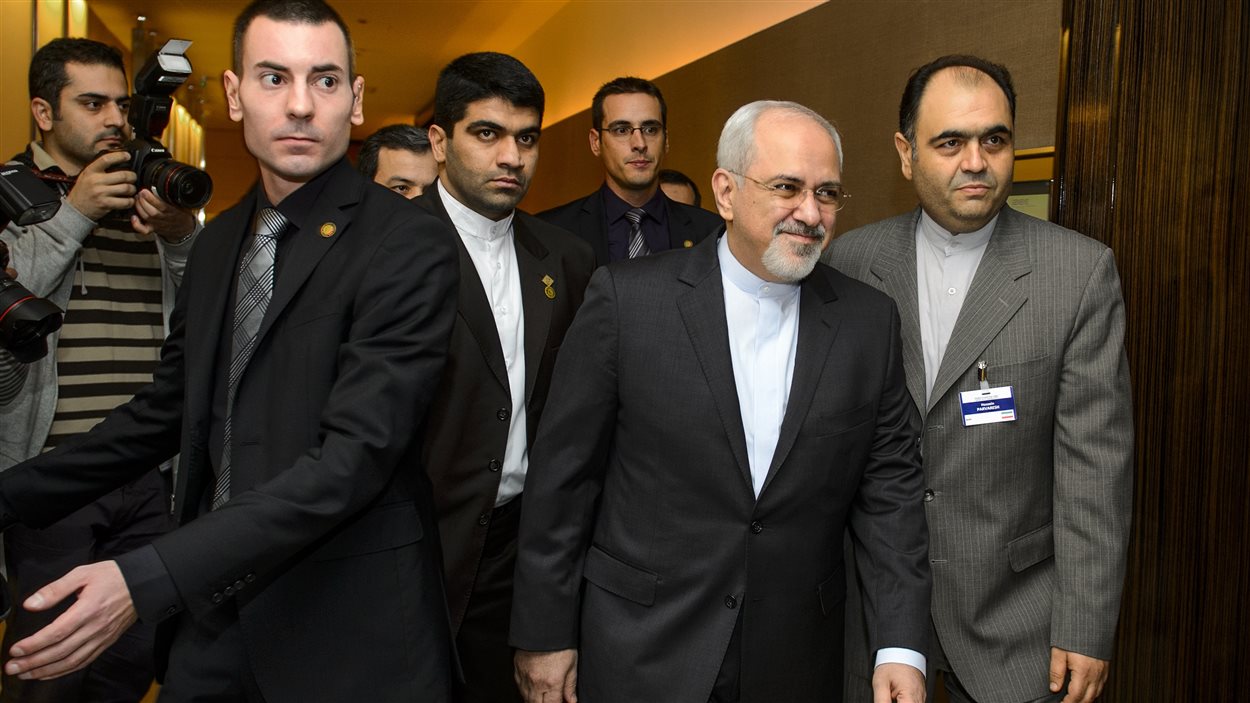 Mohammad Javas Zarif, ministre iranien des Affaires étrangères à Genève