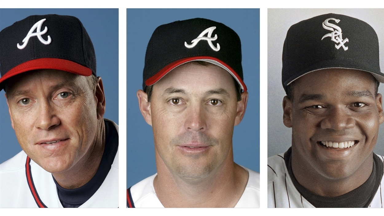 Greg Maddux, Tom Glavine et Frank Thomas