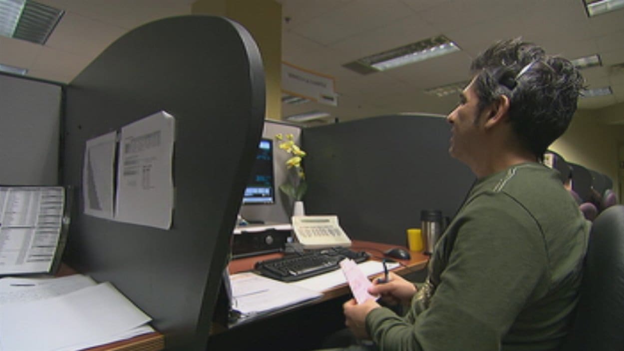 Employé d'un centre d'appels