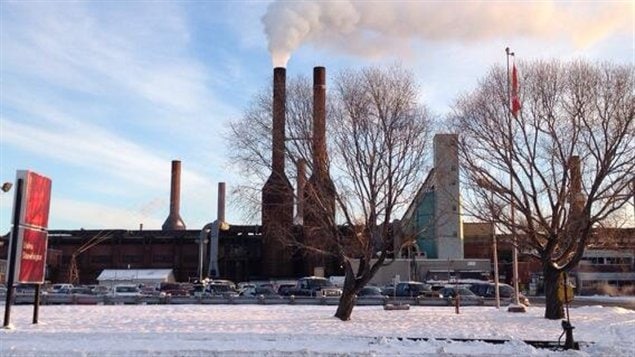 L'usine de Rio Tinto Alcan à Shawinigan