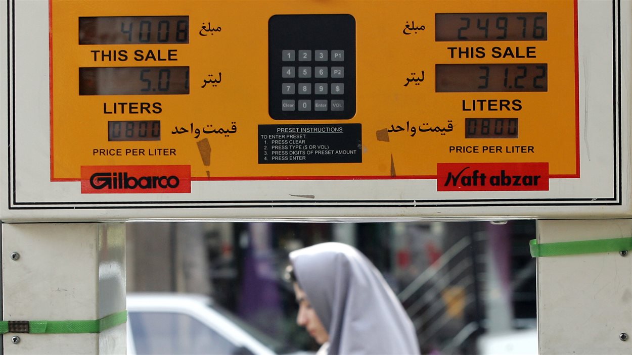 Pompe à essence, en Iran