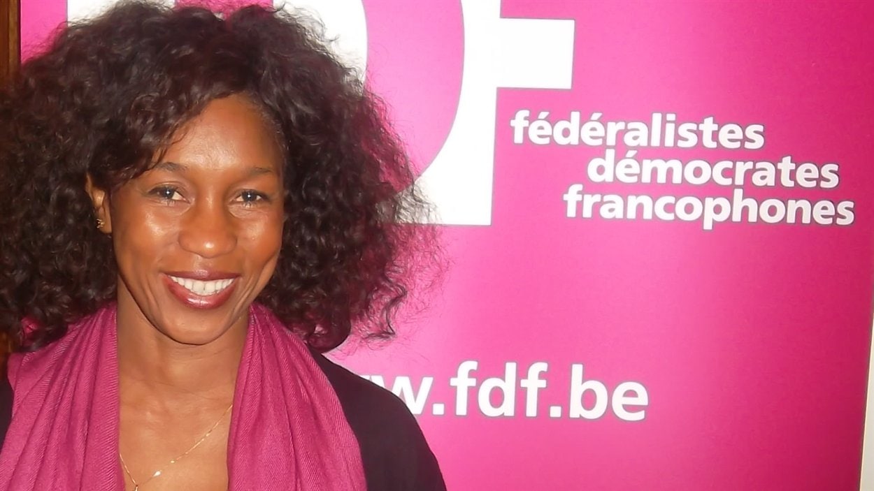 Fatoumata Sidibé, députée belge du parti fédéraliste bruxellois. 