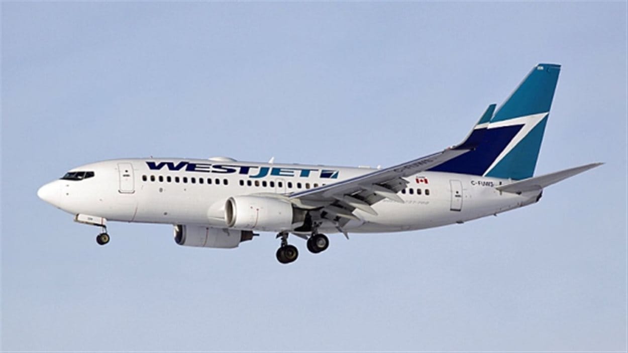 Un avion de Westjet