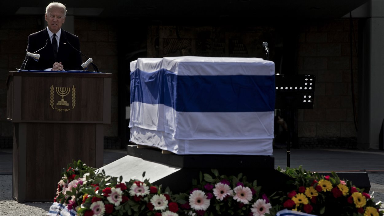 Le vice-président américain Joe Biden a prononcé un discours en hommage à l'ancien premier ministre israélien Ariel Sharon, lundi, devant la Knesset, à Jérusalem.