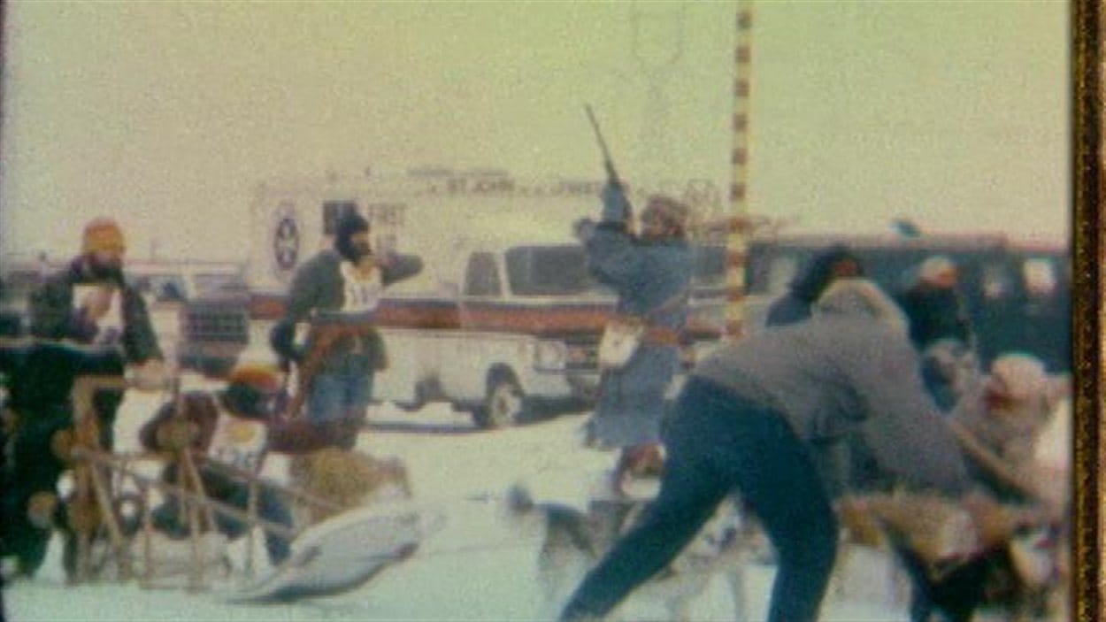 À ses débuts en 1970, le Festival du Voyageur organisait des courses de chiens attelés.