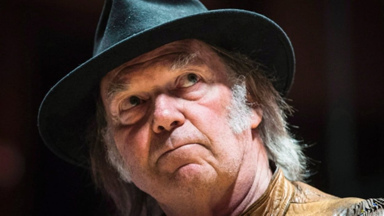 Le chanteur Neil Young