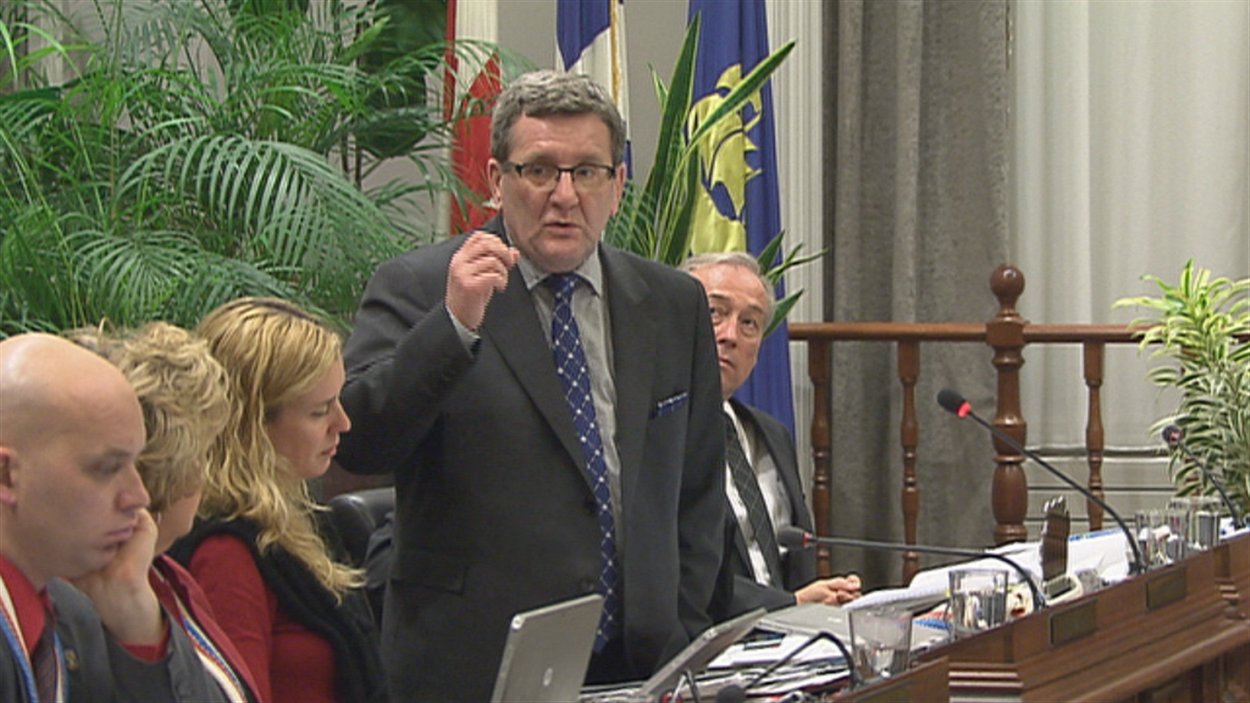 Régis Labeaume au conseil municipal de Québec