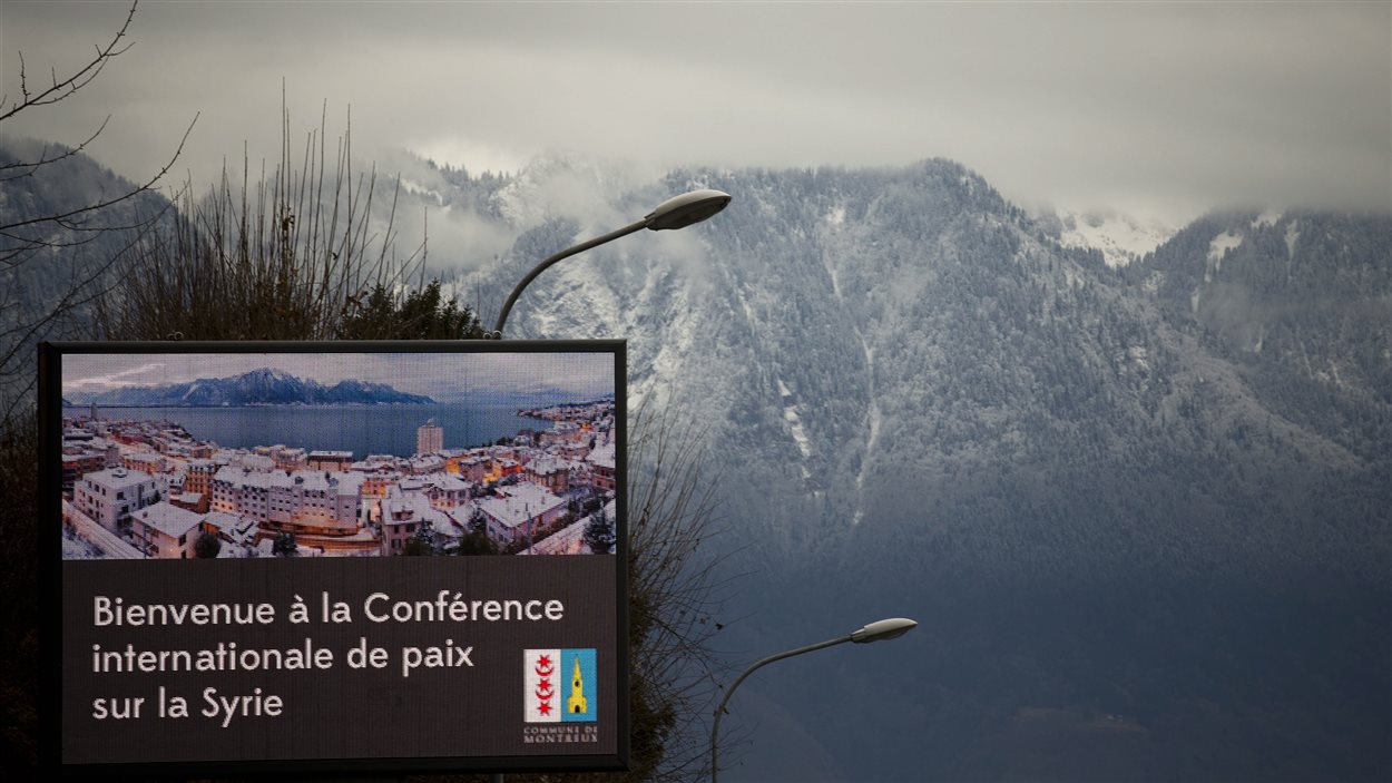 La Conférence internationale de paix sur la Syrie se tient cette semaine à Montreux et Genève, en Suisse.