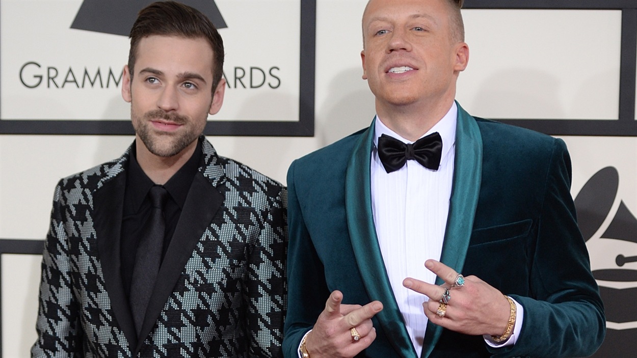 Le duo Macklemore and Ryan Lewis.
