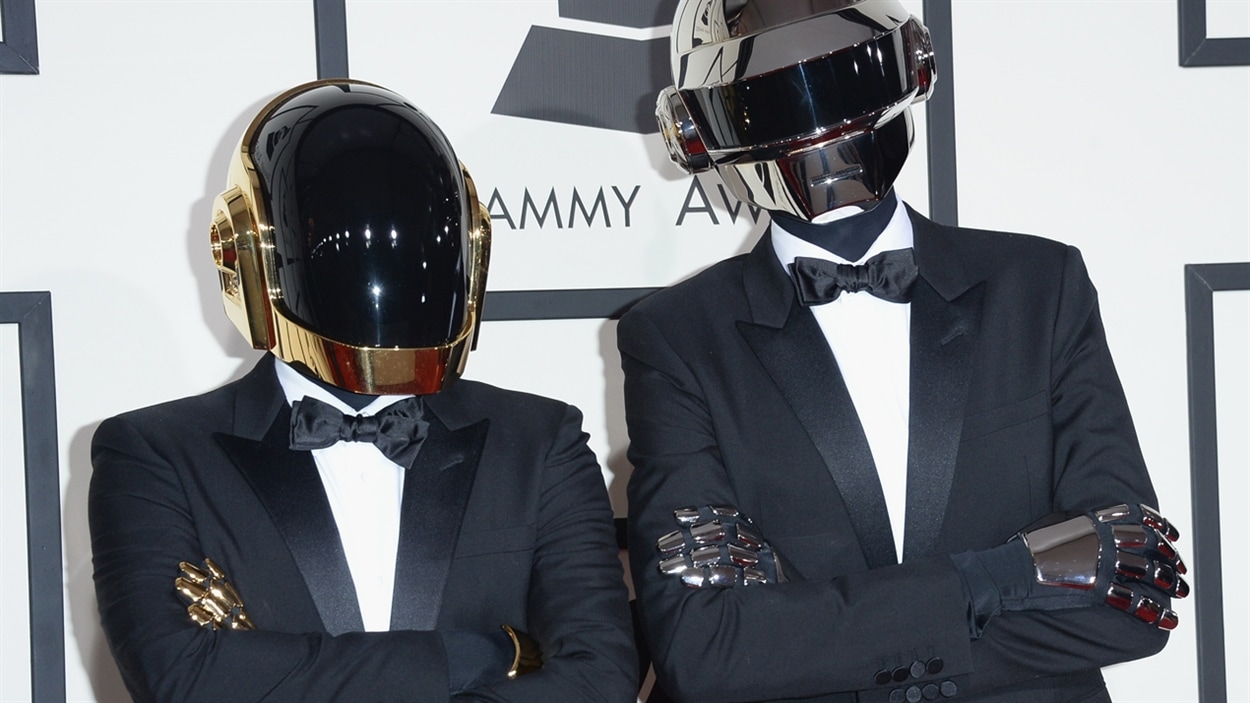 Guy-Manuel de Homem-Christo et Thomas Bangalter du groupe français Daft Punk.
