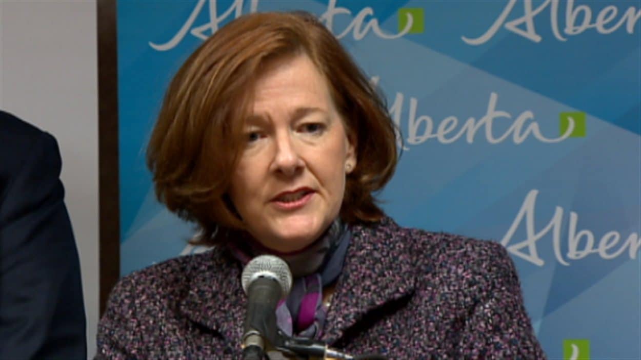 La première ministre de l'Alberta, Alison Redford