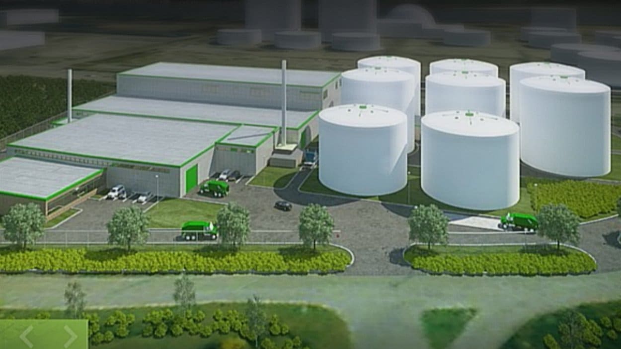 Le projet de centre de biométhanisation