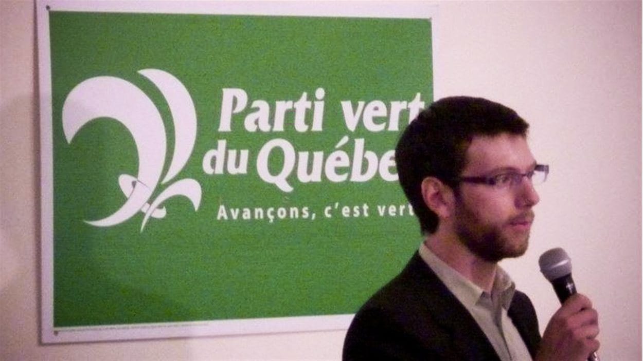 Alex Tyrell, chef du Parti vert du Québec