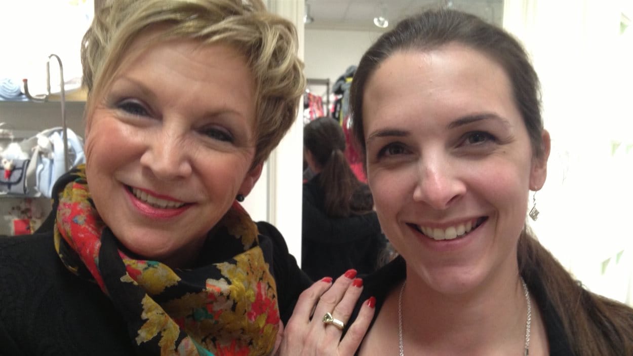 L'entrepreneure Suzanne Blais et la joaillière Caroline Arbour