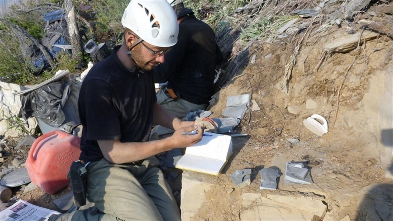 L'équipe de chercheurs qui a découvert le site de fossiles était menée par Jean-Bernard Caron, du Musée royal de l'Ontario.