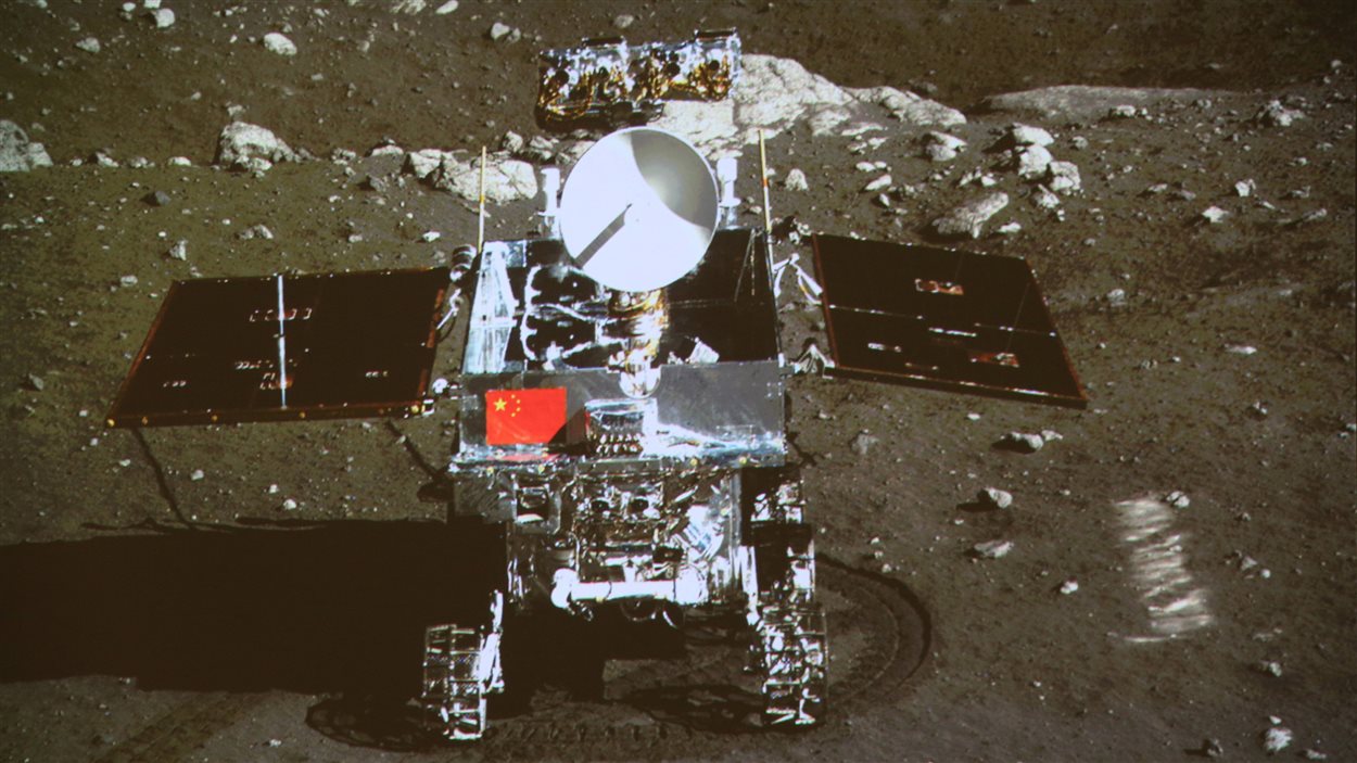 Le module lunaire chinois Yutu.