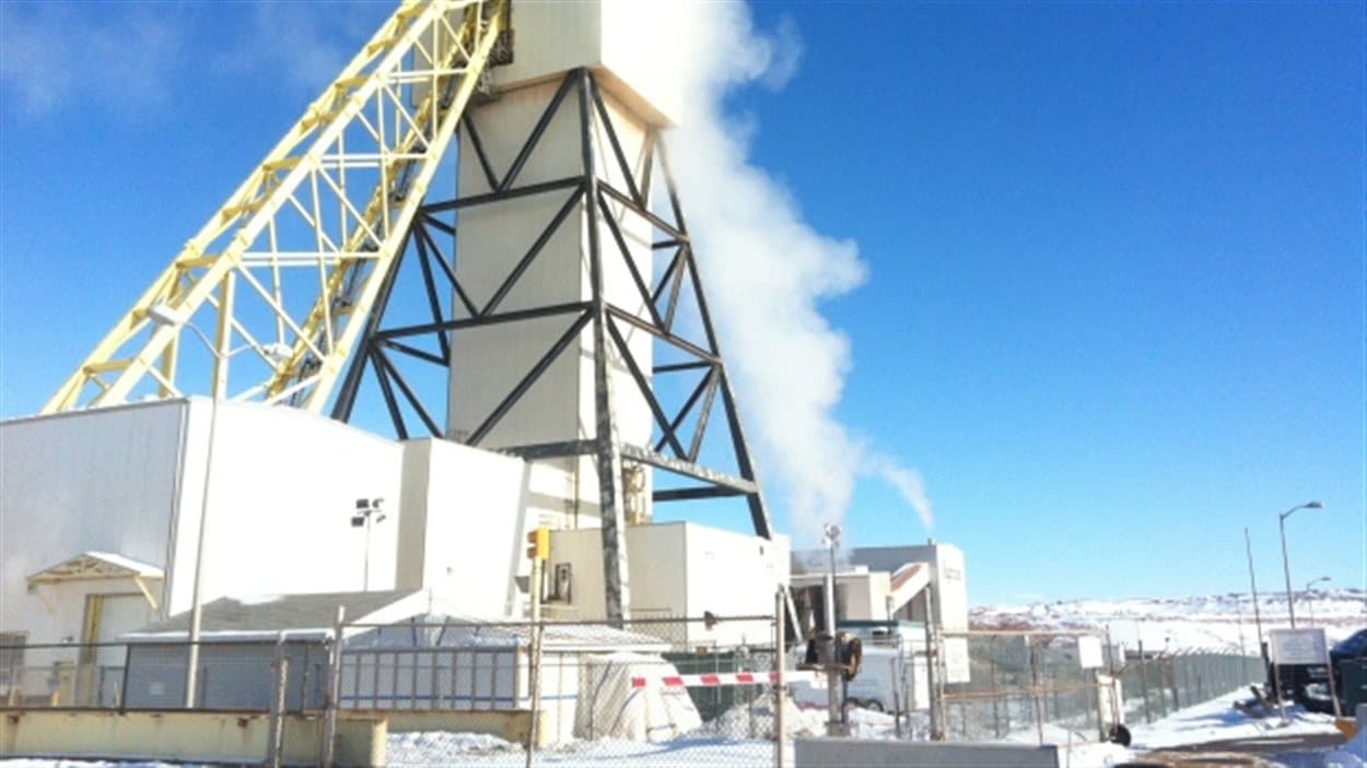 La mine de potasse à Vanscoy