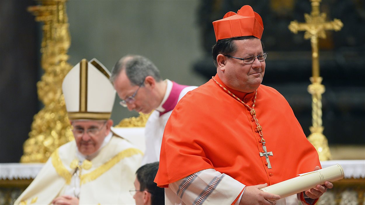 Mgr Lacroix au Vatican, le 22 février