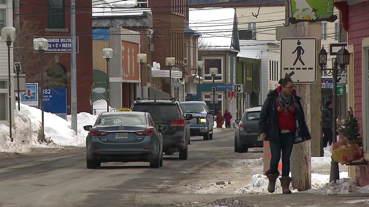 La rue Saint-Jérôme, à Matane
