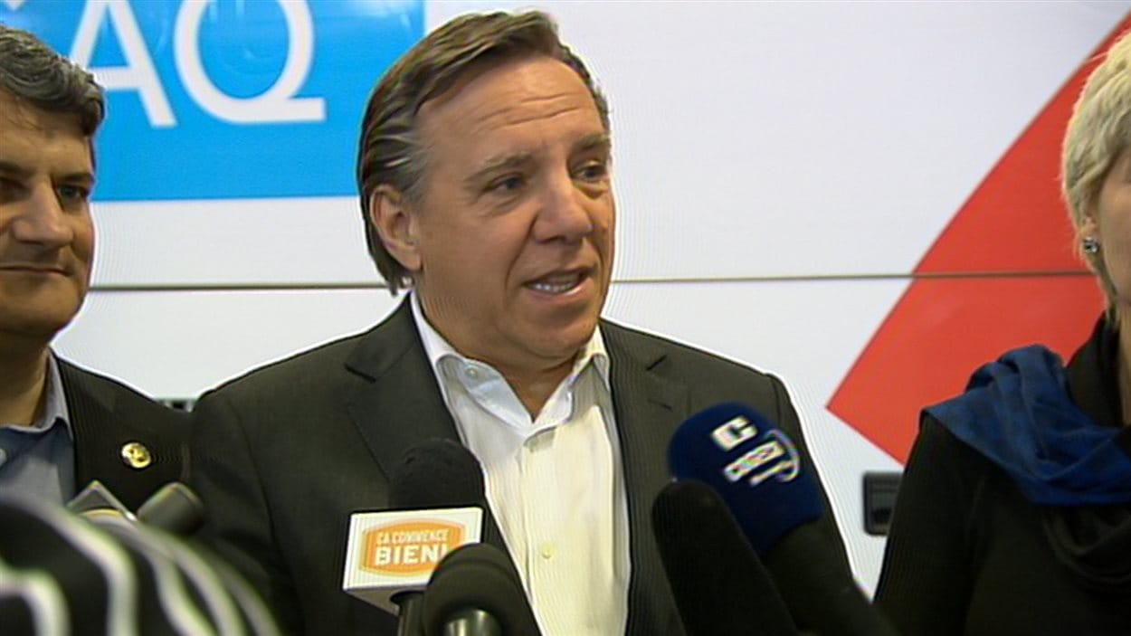 Le chef de la Coalition avenir Québec, François Legault