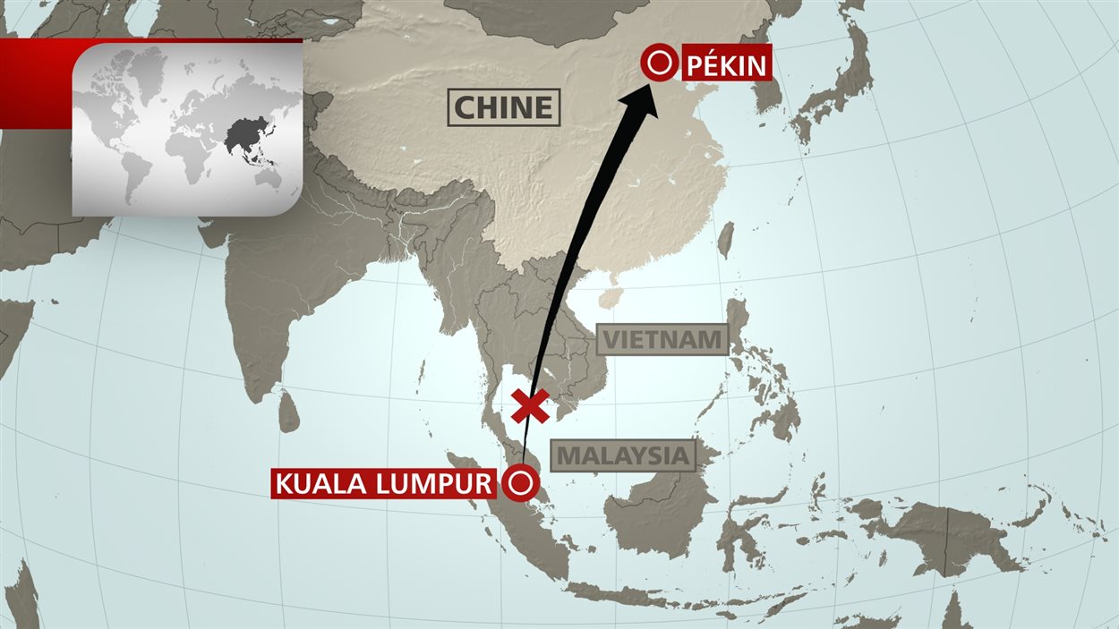 Un avion de Malaysia Airlines transportant 239 personnes a disparu en plein vol le samedi 8 mars 2014 entre Kuala Lumpur et Pékin.