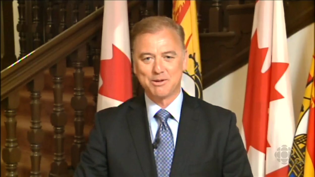 Le ministre des Ressources naturelles, Paul Robichaud