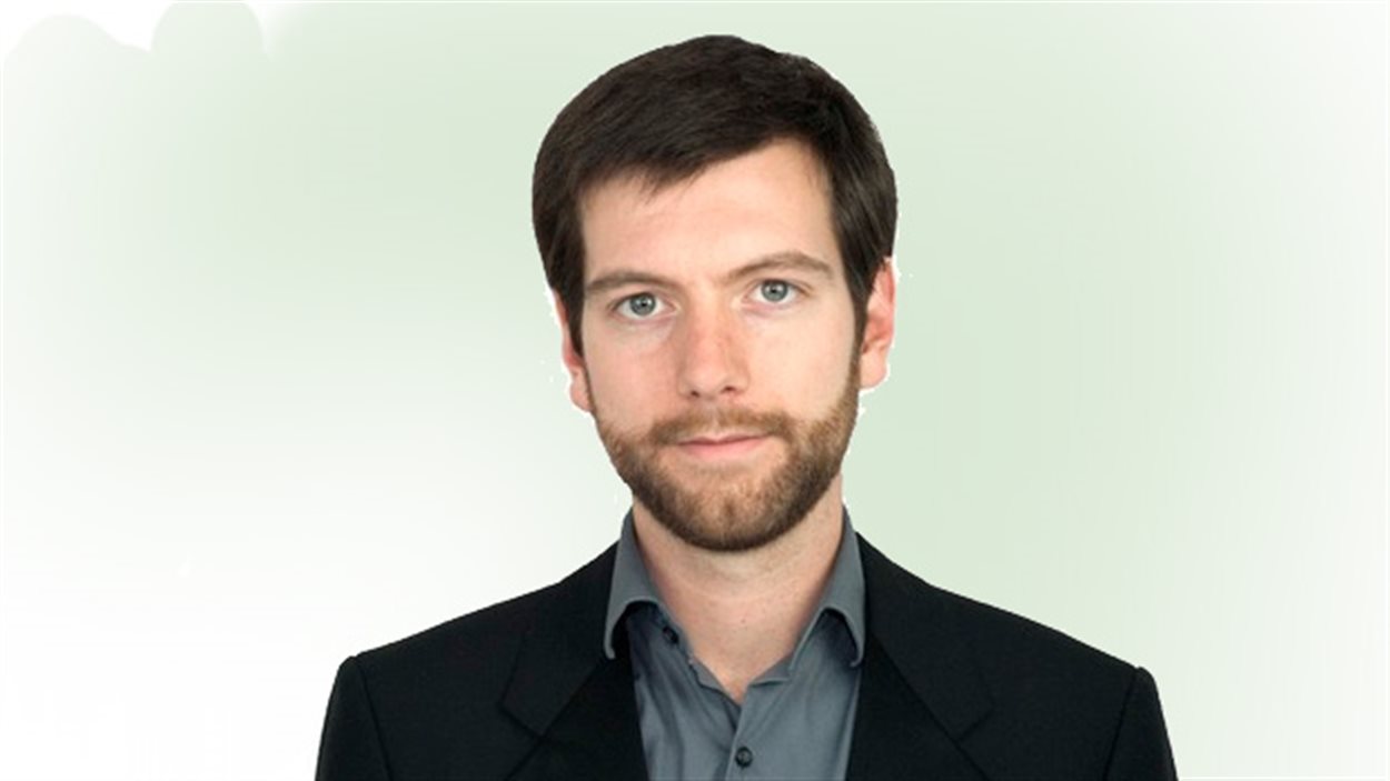 Alex Tyrrell, chef du Parti vert du Québec