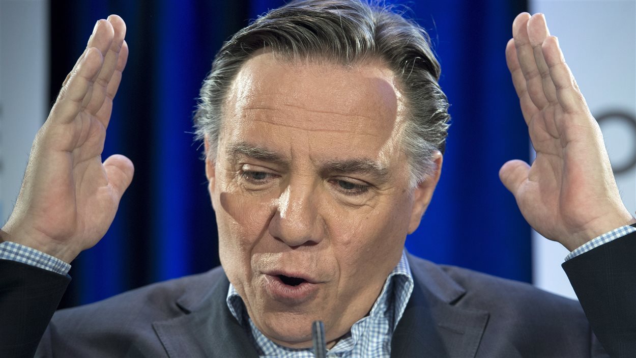 François Legault, le lundi 17 mars