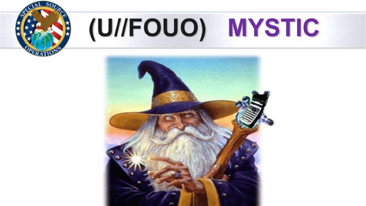 Page couverture d'un document sur le programme MYSTIC, obtenu par le Washington Post