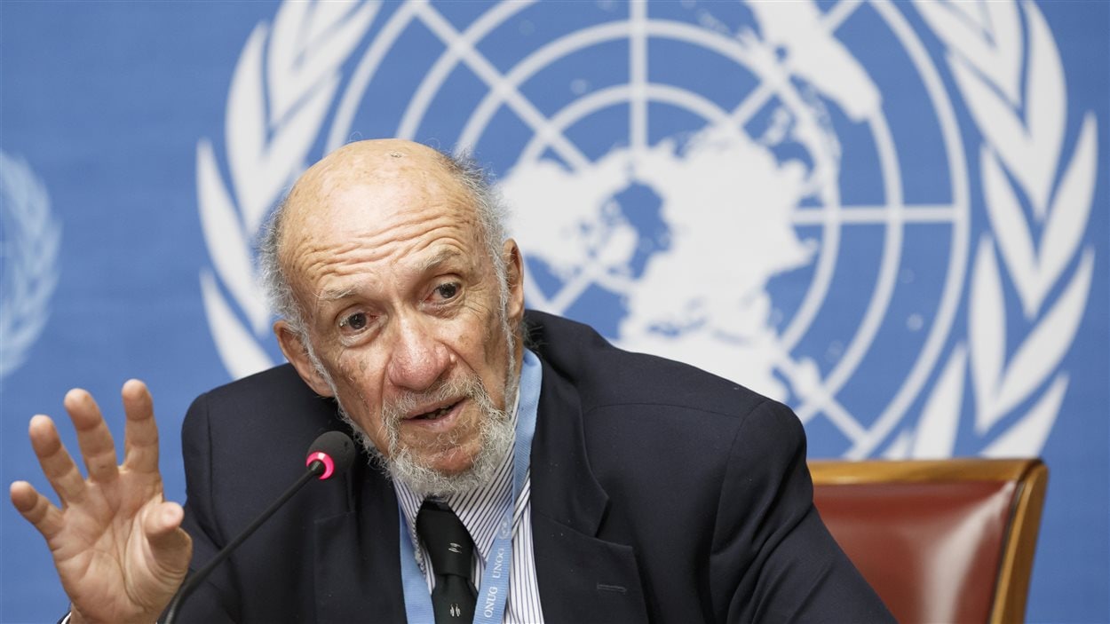 Richard Falk, rapporteur spécial de l'ONU sur la situation des droits de l'homme dans les territoires palestiniens occupés