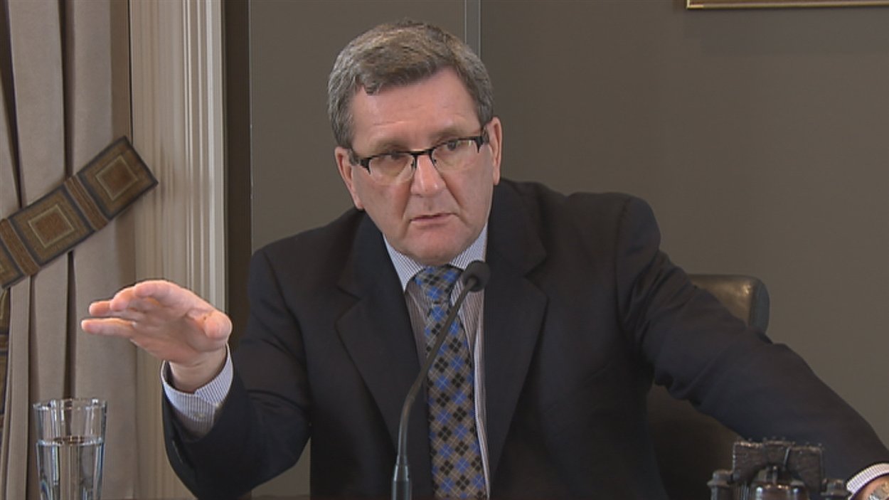 Le maire de Québec, Régis Labeaume, a présenté six dossiers qu'il juge prioritaires pour la ville.