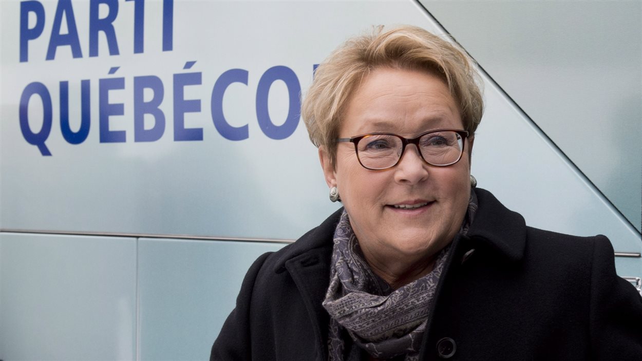 La chef péquiste Pauline Marois