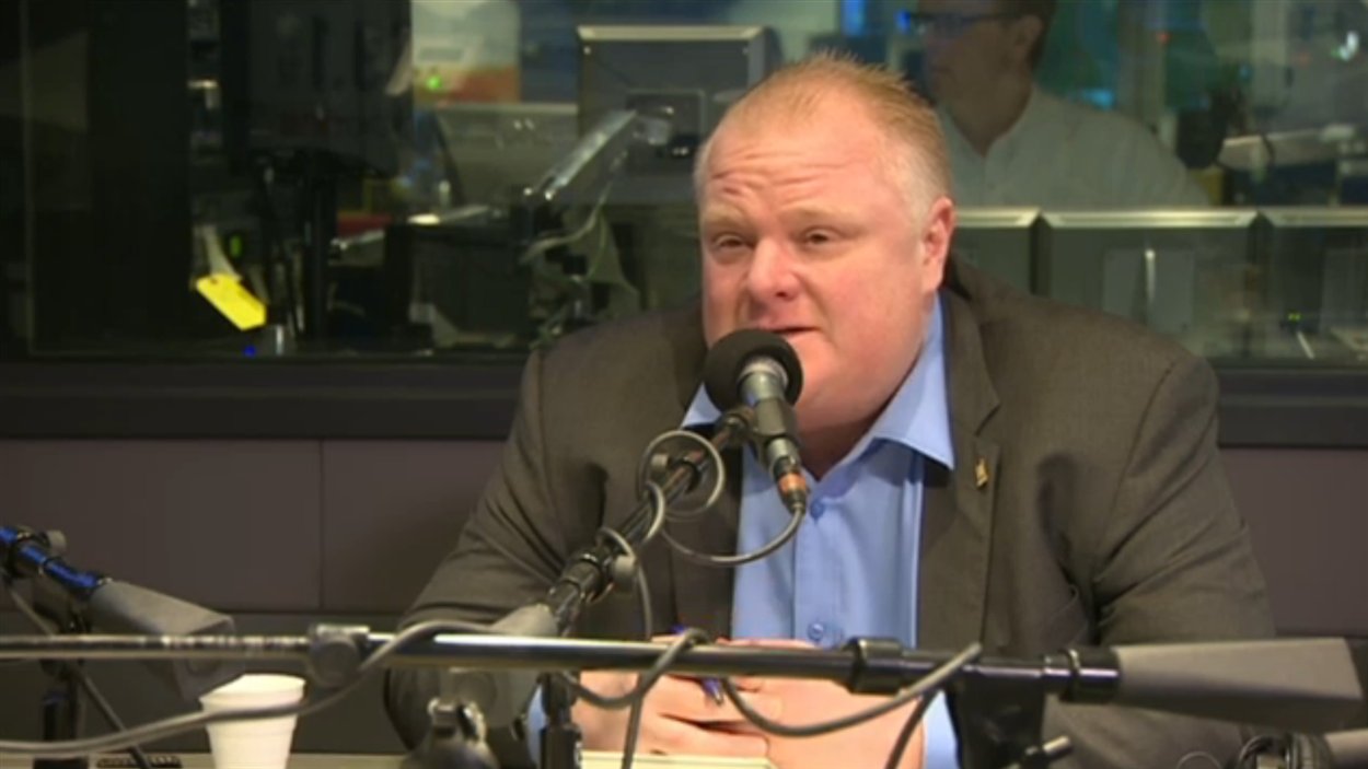 Le maire Rob Ford en entrevue à l'émission Metro Morning vendredi matin